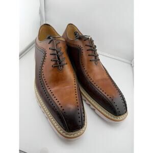 NWOB $189 Maison Forte Dillinger Two-Tone Oxford (Men) Size 10.5